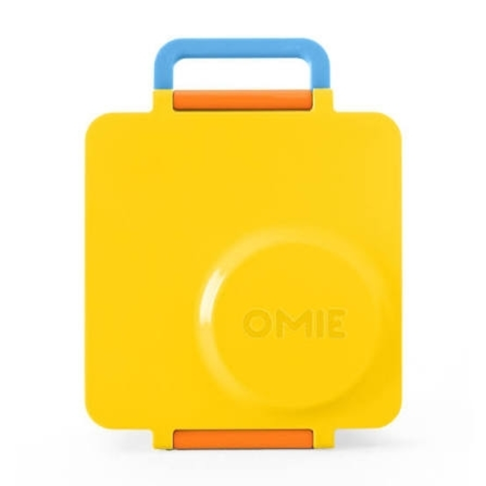 Omiebox Yellow and Blue Lunch Box